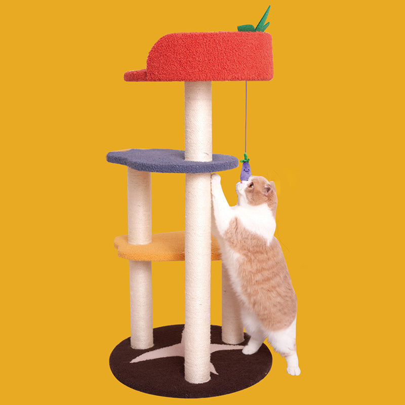 お野菜畑のぴょんぴょんキャットタワー2412