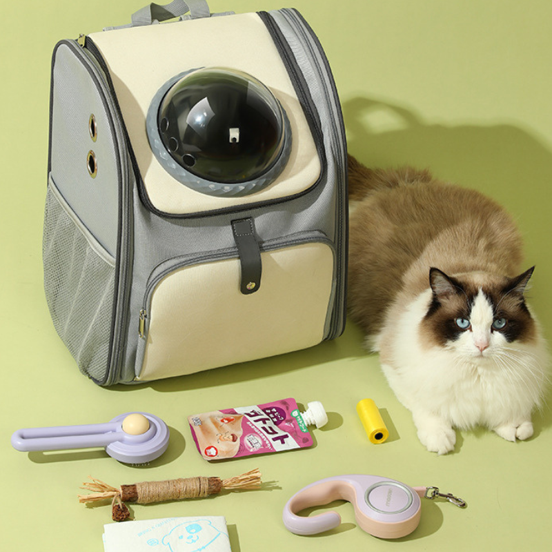 カプセル小窓とサイドメッシュのひろびろキャリーリュック 2493
