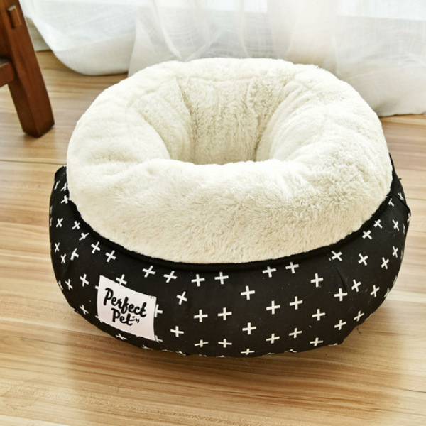 ふかふか猫ちゃんすっぽり巾着型ベッド 2366