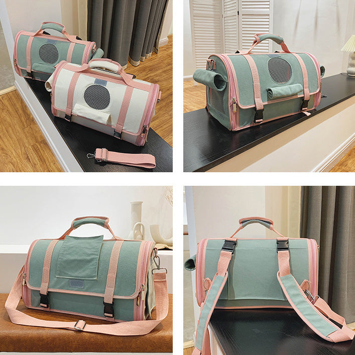 バイカラー3wayキャリーバッグ 2268