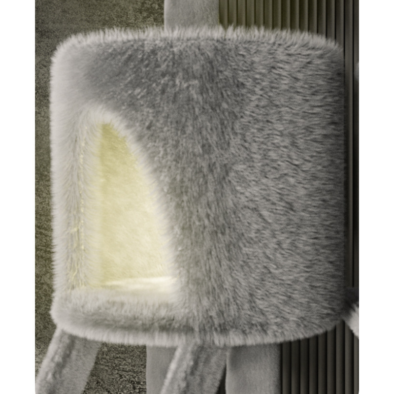 柔らかファーボーダーキャットタワー 2603