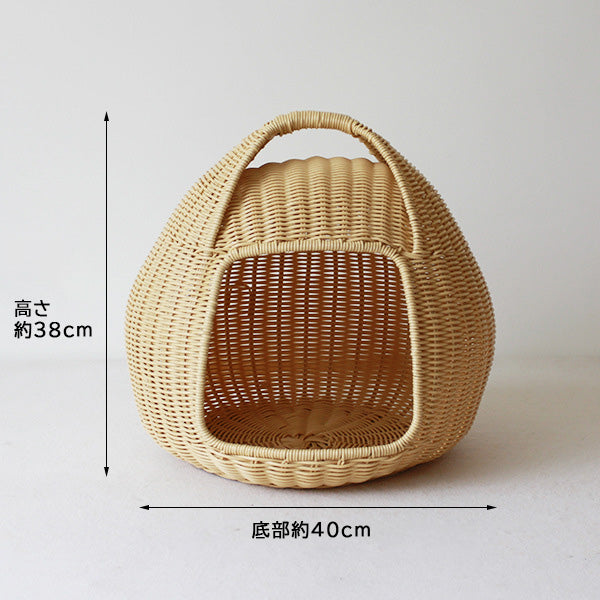 お手入れ簡単プラスチックラタンのバスケットベッド2452