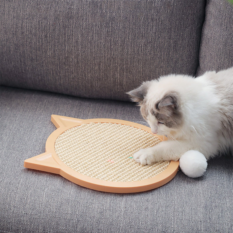 吸盤付き猫ちゃんガリガリ爪とぎボード2376