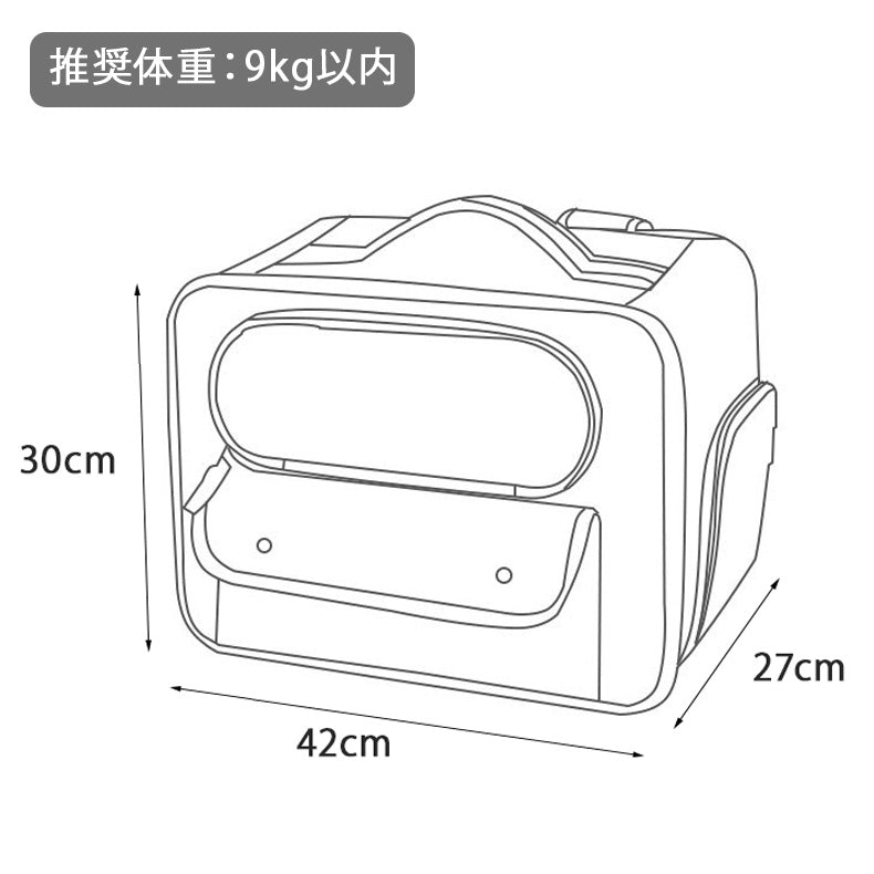 サイドメッシュ2wayキャリーバッグ 2263