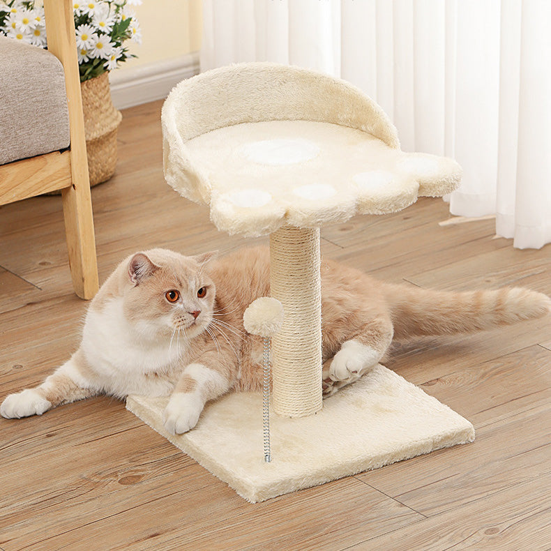 おもちゃ付き猫の手爪とぎポール 2340