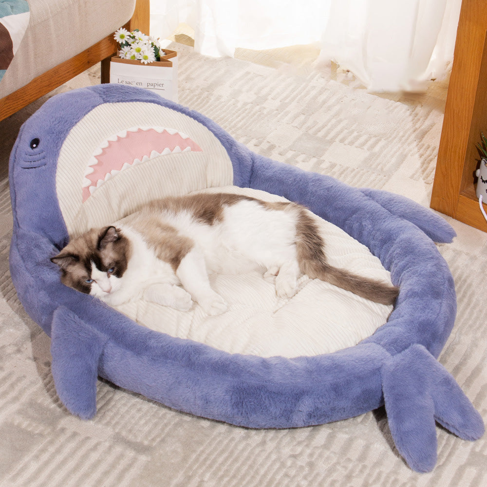 もふもふサメクッションベッド2374