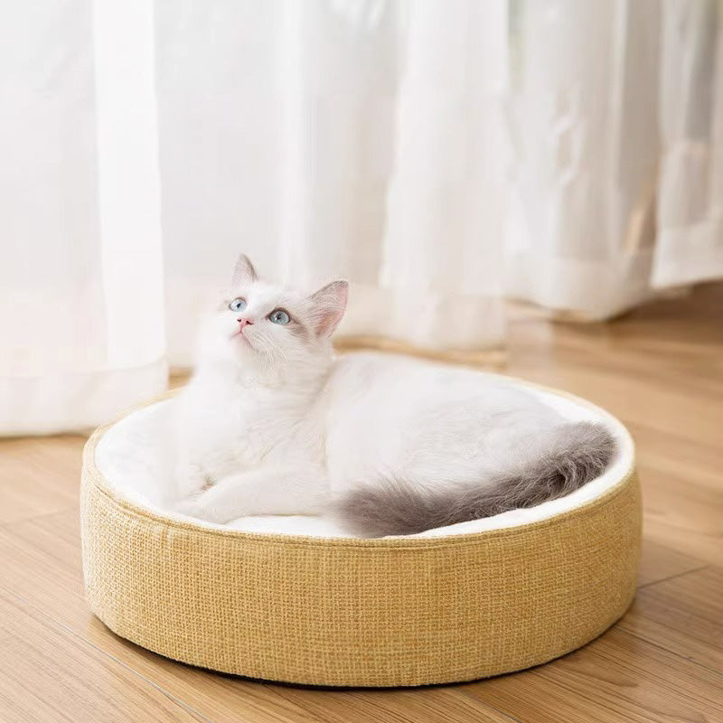 低反発クッションラウンド型安眠ベッド2433