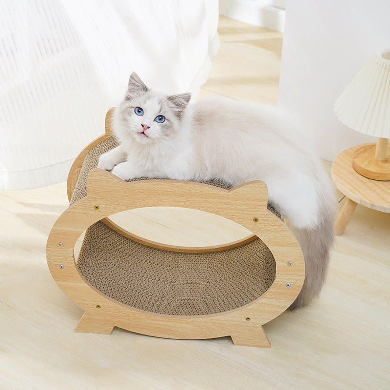 猫フレーム爪とぎベッド 2319