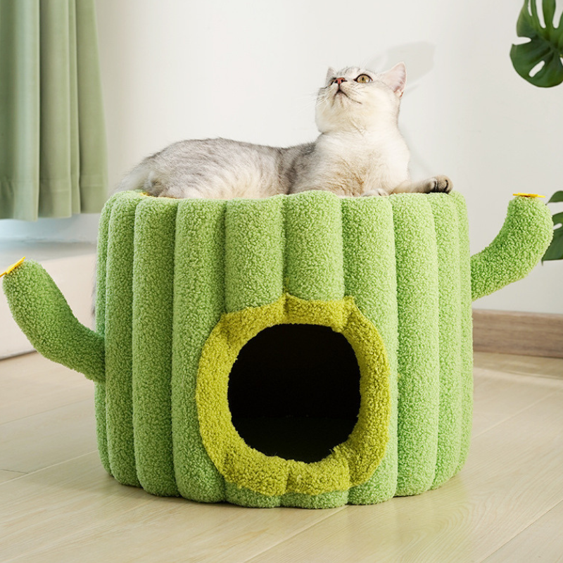 ねこぽぽサボテンベッド 2479