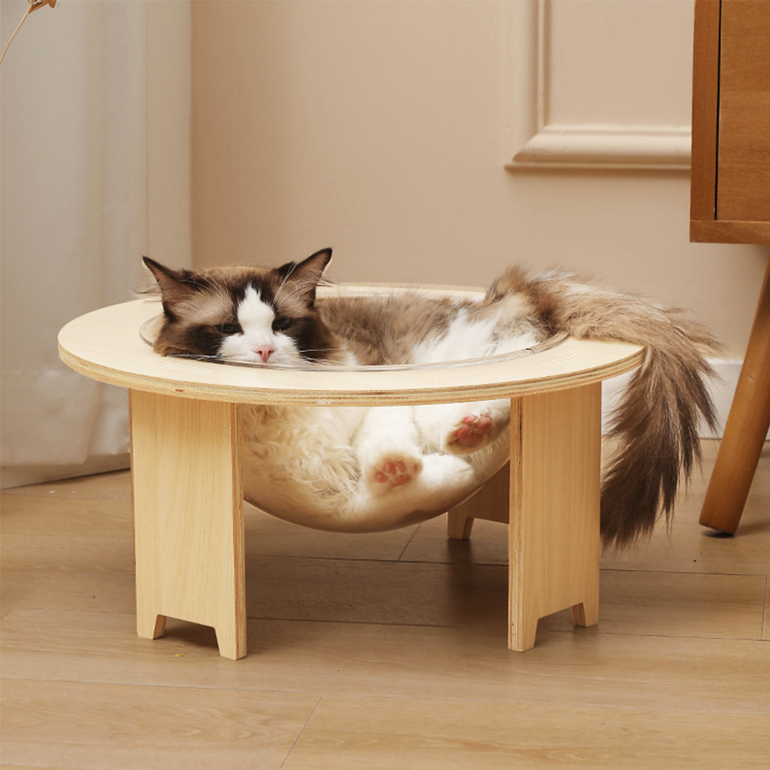 格安 価格でご提供いたします 送料無料　木製　ネコ　ペットベッド　猫用品　ベッド　夏　猫　おしゃれ　取り付け簡単　猫窓　ウィンドウベッド　対荷重20kg　ハンモックベッド　引っかけ　四季適用