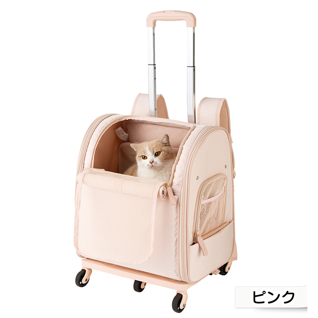 キャスター付き猫キャリーバッグ 2079