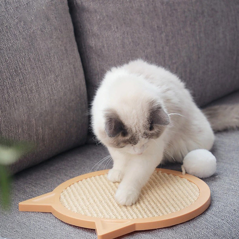 吸盤付き猫ちゃんガリガリ爪とぎボード2376