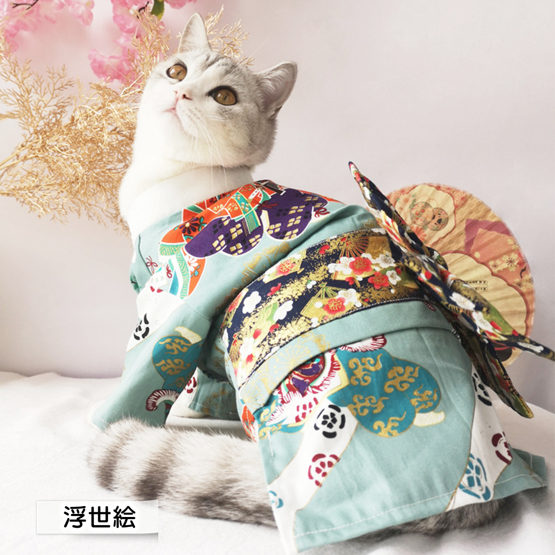 猫ちゃん振袖 2554