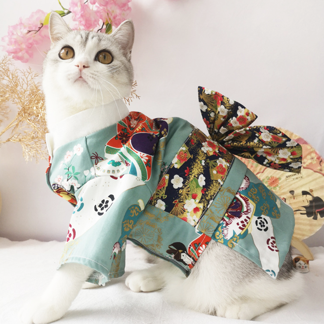 猫ちゃん振袖 2554