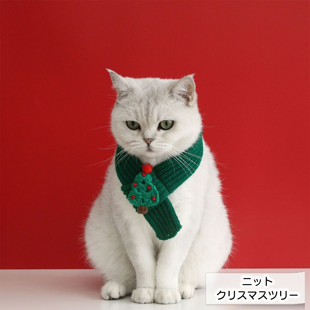 ぬいぐるみつきクリスマスマフラー 2228