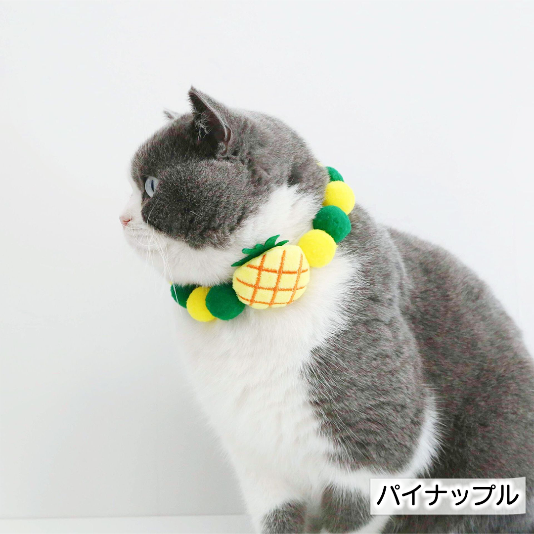 フルーツフェルトボール首輪 2239