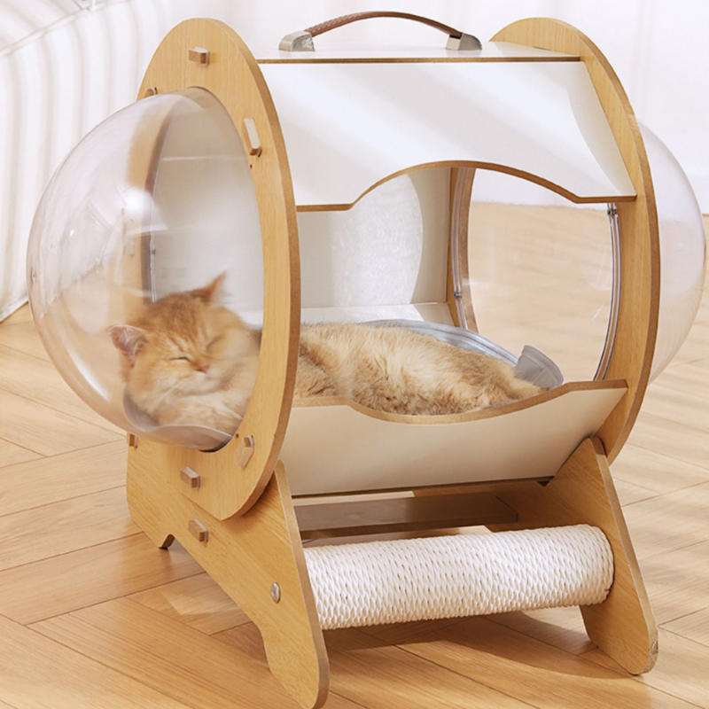猫ちゃんカプセルウッドハウス 2463