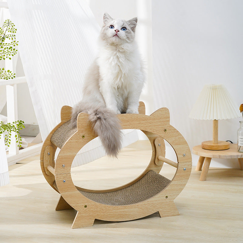 猫フレーム爪とぎベッド 2319