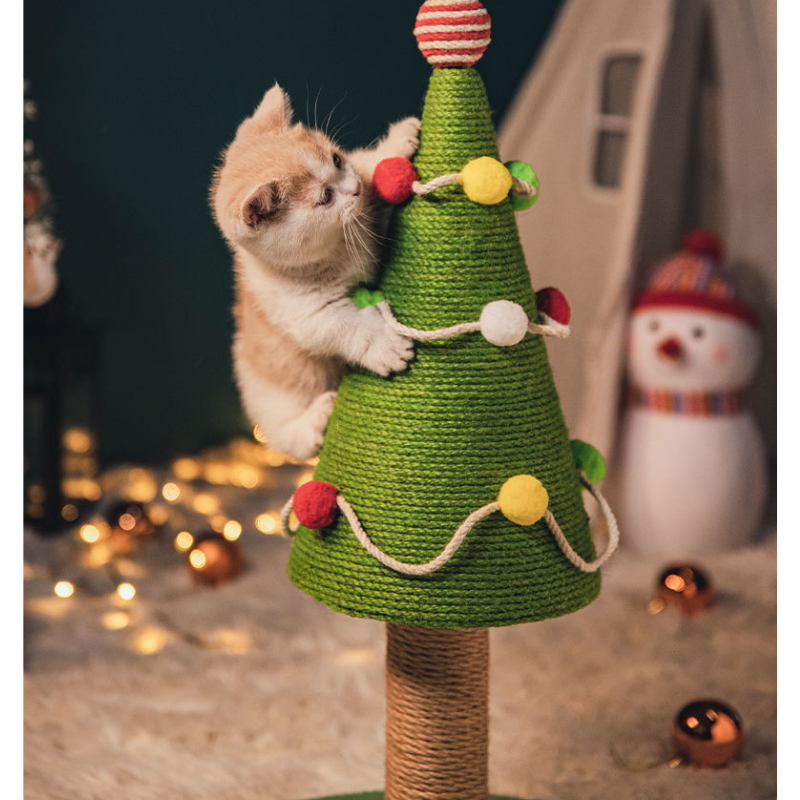 クリスマスツリー爪とぎ 2466