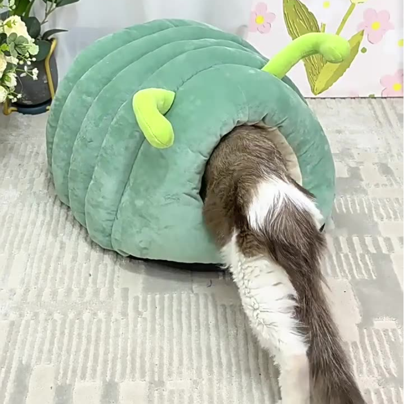 まん丸いも虫ベッド 2464