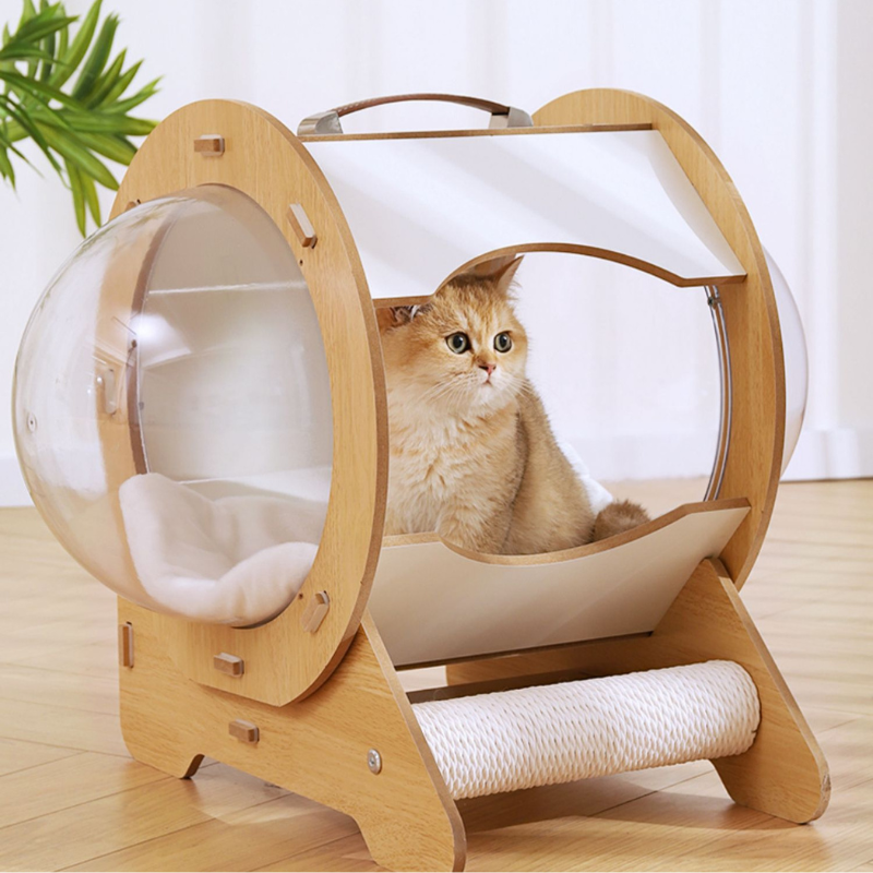 猫ちゃんカプセルウッドハウス 2463