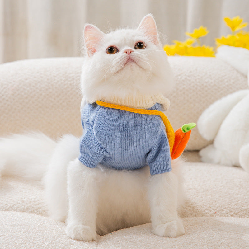 にんじんバッグ付きうさぎさんニットセーター 2327