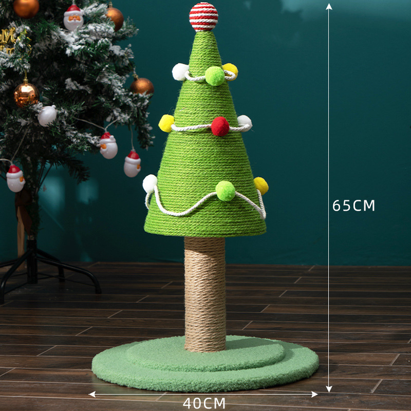 クリスマスツリー爪とぎ 2466
