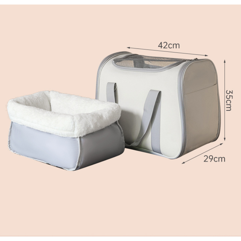 ボアインバック付きキャリーバッグ 2636