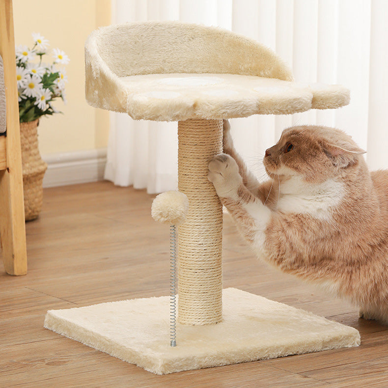 おもちゃ付き猫の手爪とぎポール 2340