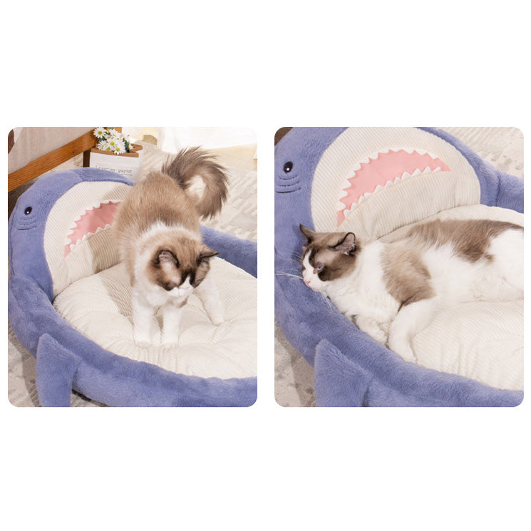 もふもふサメクッションベッド2374