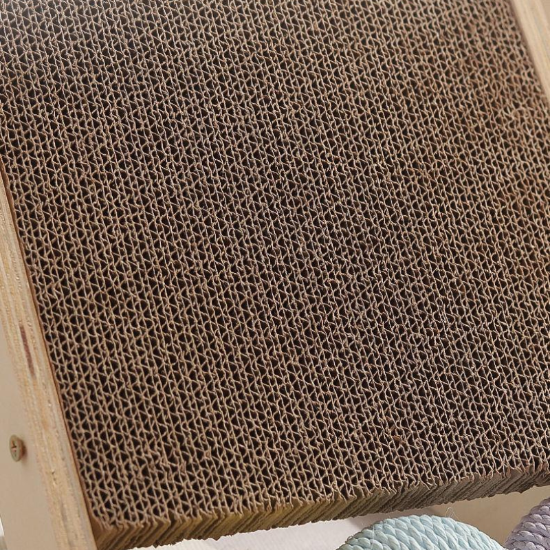 らくらくスロープおもちゃ付爪とぎ 2502