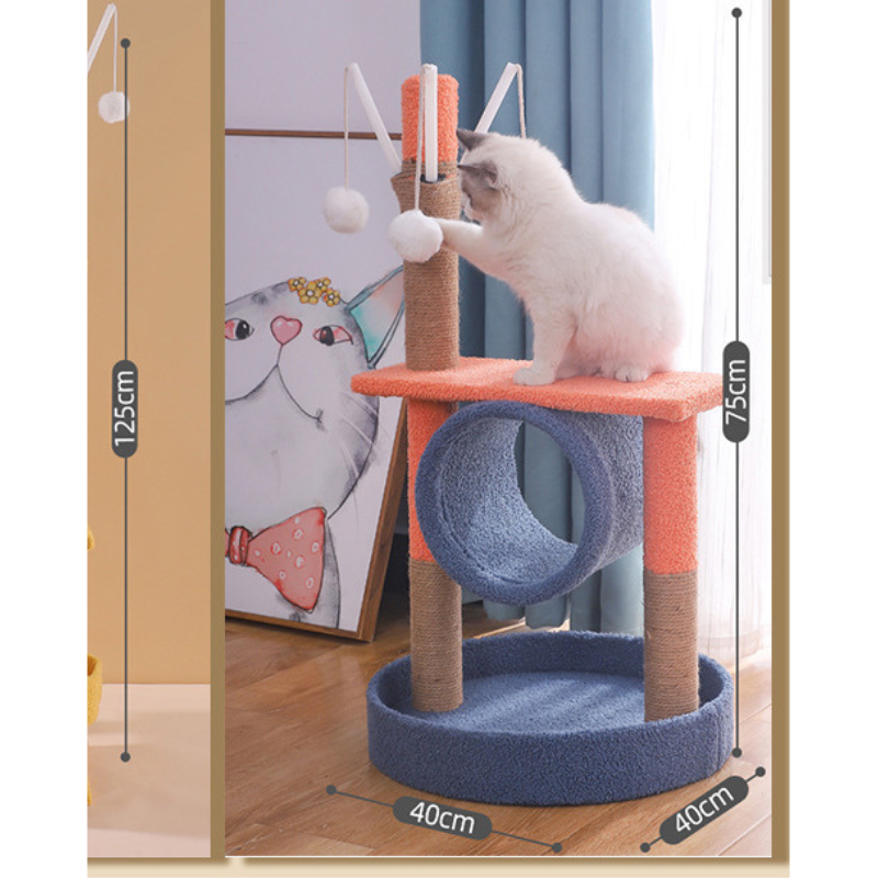テディベルベットキャットタワー 2565