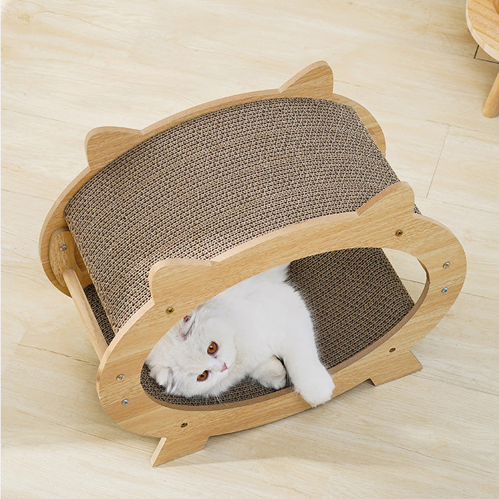 猫フレーム爪とぎベッド 2319