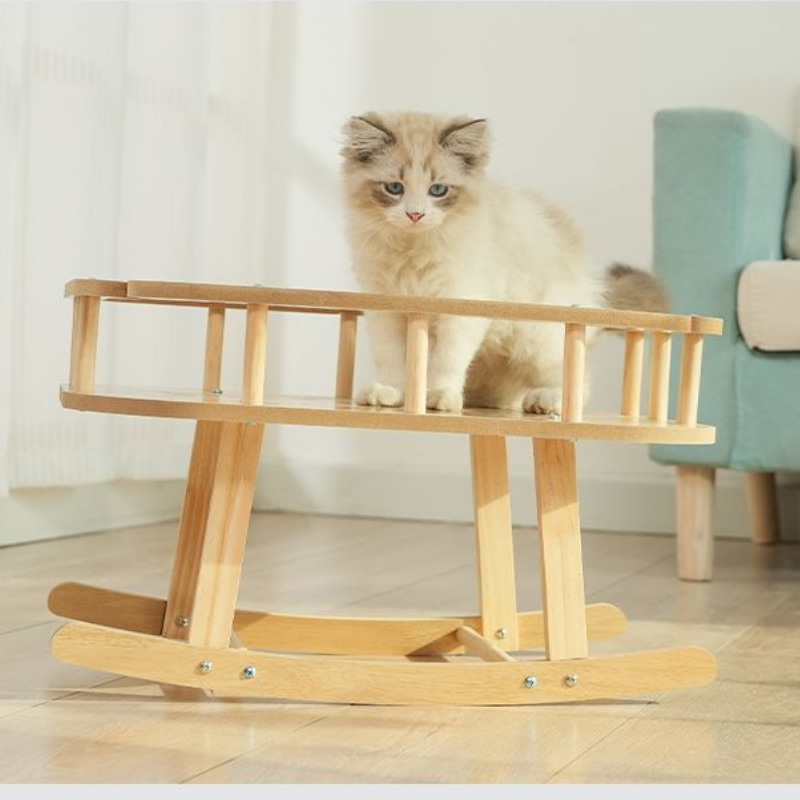 ナチュラルキャットロッキングチェア 2425
