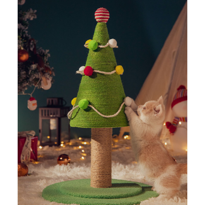 クリスマスツリー爪とぎ 2466