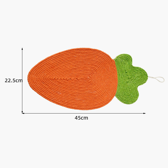 にんじん壁掛け爪とぎマット2353