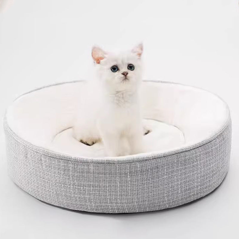 低反発クッションラウンド型安眠ベッド2433
