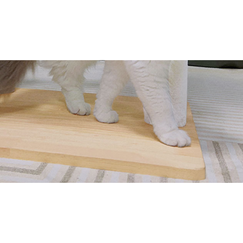 スケルトンボウル付きナチュラルカラーキャットタワー 2612