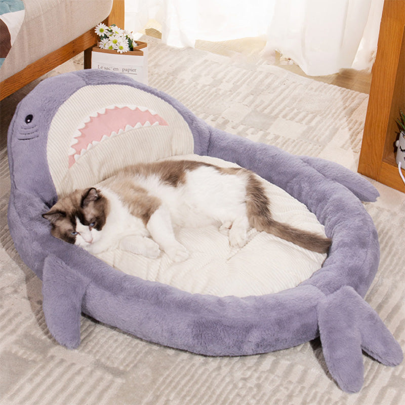 もふもふサメクッションベッド2374