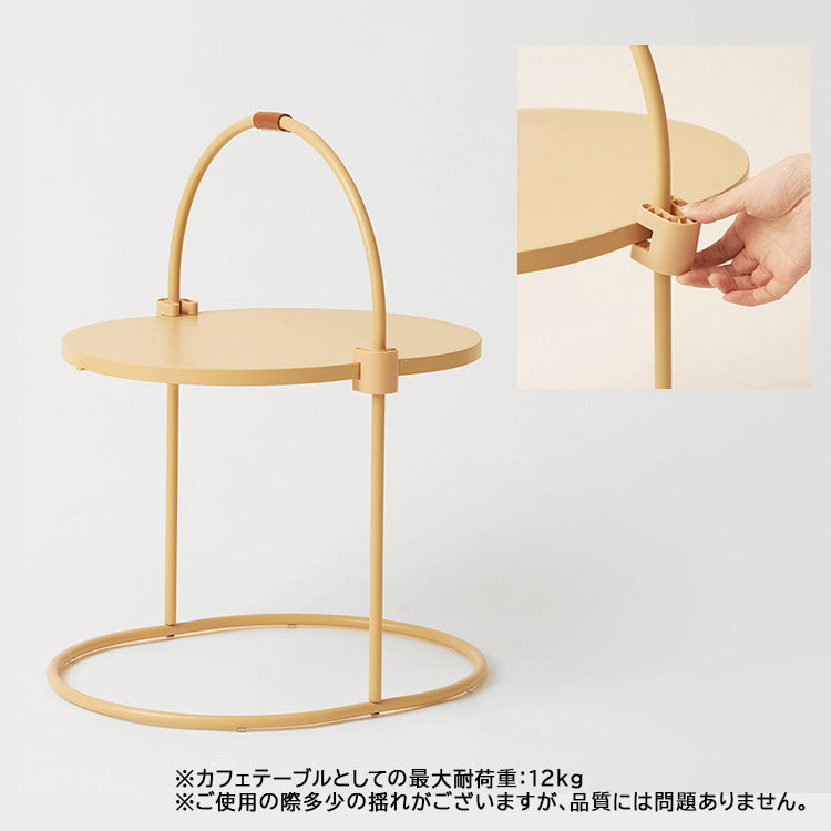 インテリア風カフェテーブルにもなるオーバル爪とぎボード2453