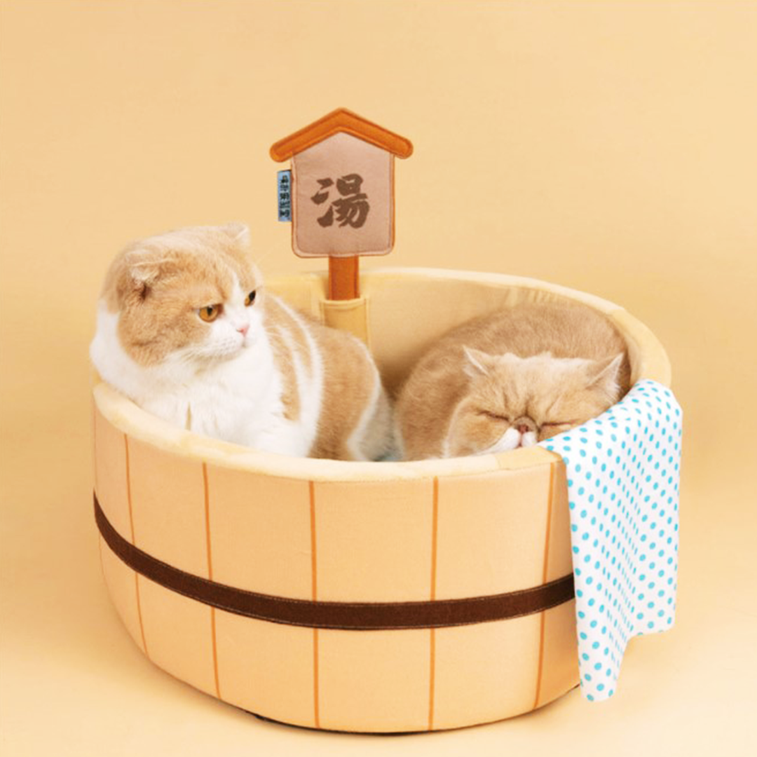 湯おけの猫ベッド 2043