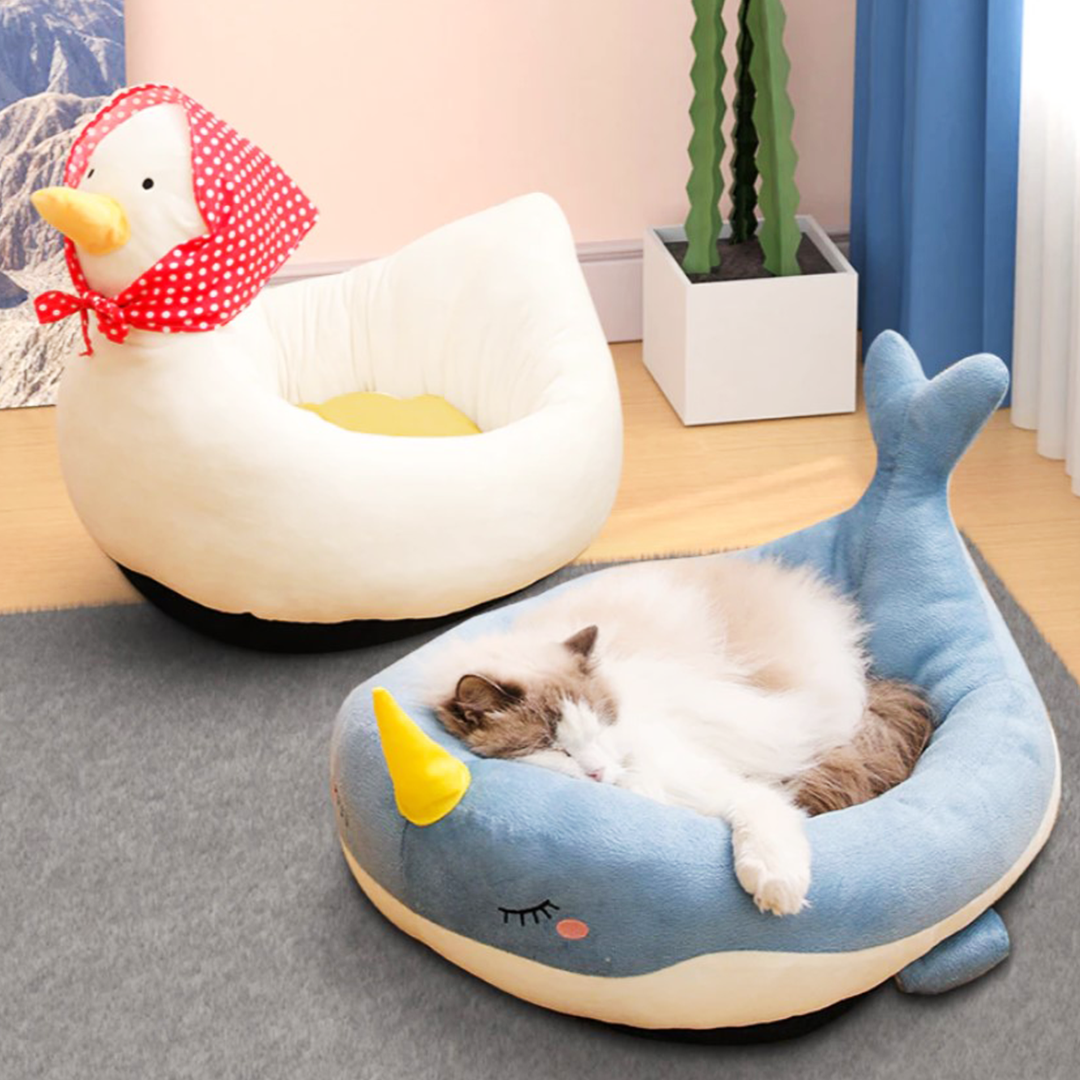 ぬいぐるみ猫ベッド 2019