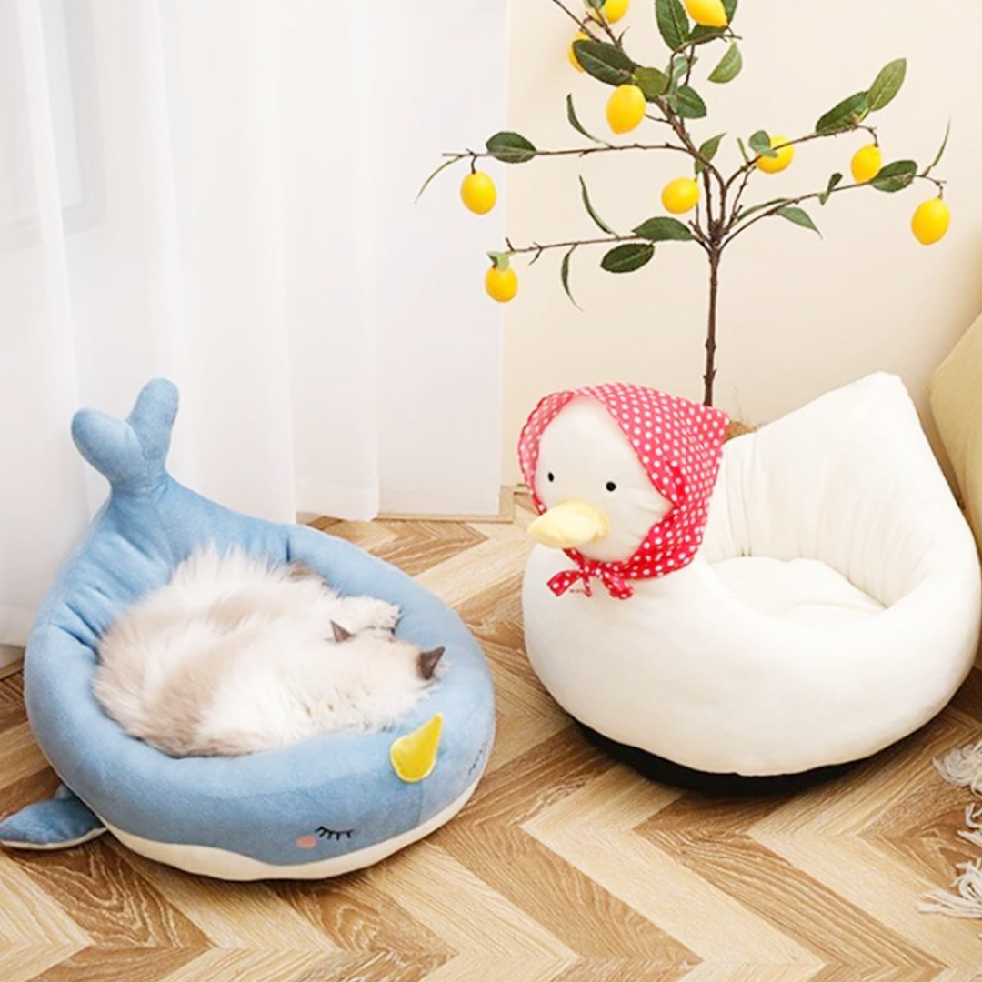 ぬいぐるみ猫ベッド 2019