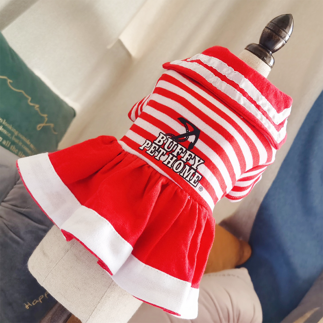 パイル地マリンワンピ 2111