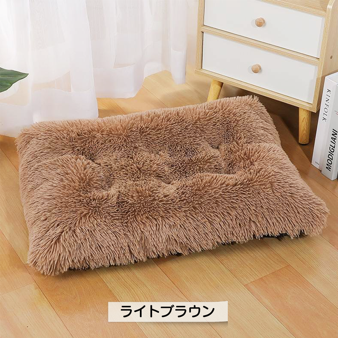 ふかふか長毛ベッドマット 2131