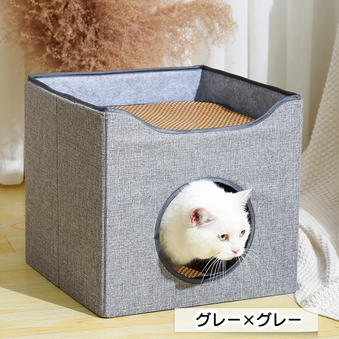 折りたたみキューブキャットハウス 2136