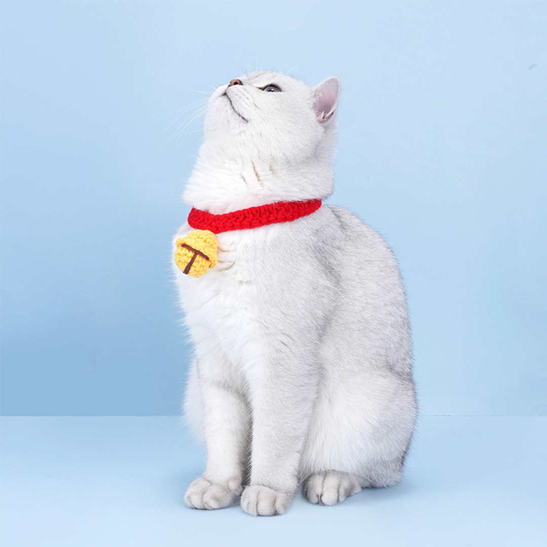 手編みの猫ちゃん鈴 2143