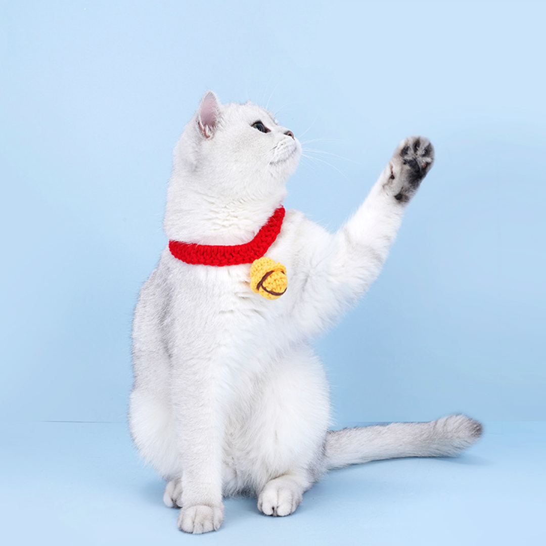 手編みの猫ちゃん鈴 2143