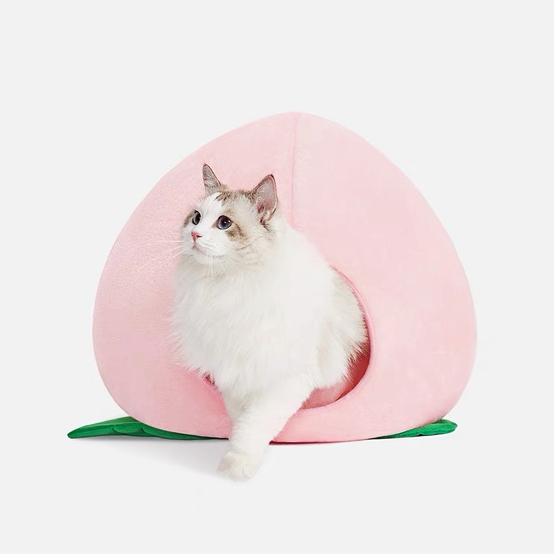 桃の猫ベッド 2147