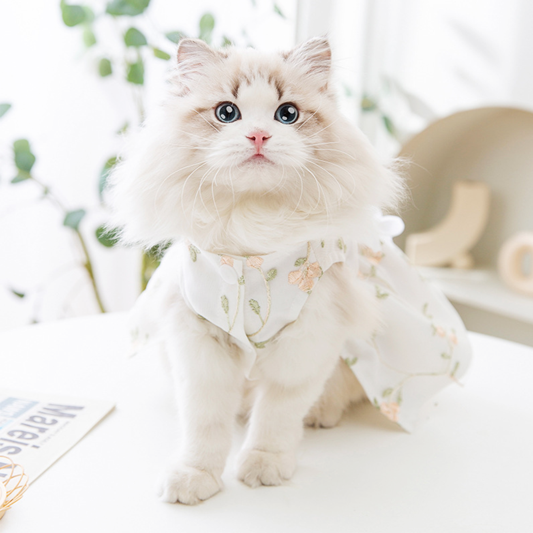 小花刺繍ワンピース 2167